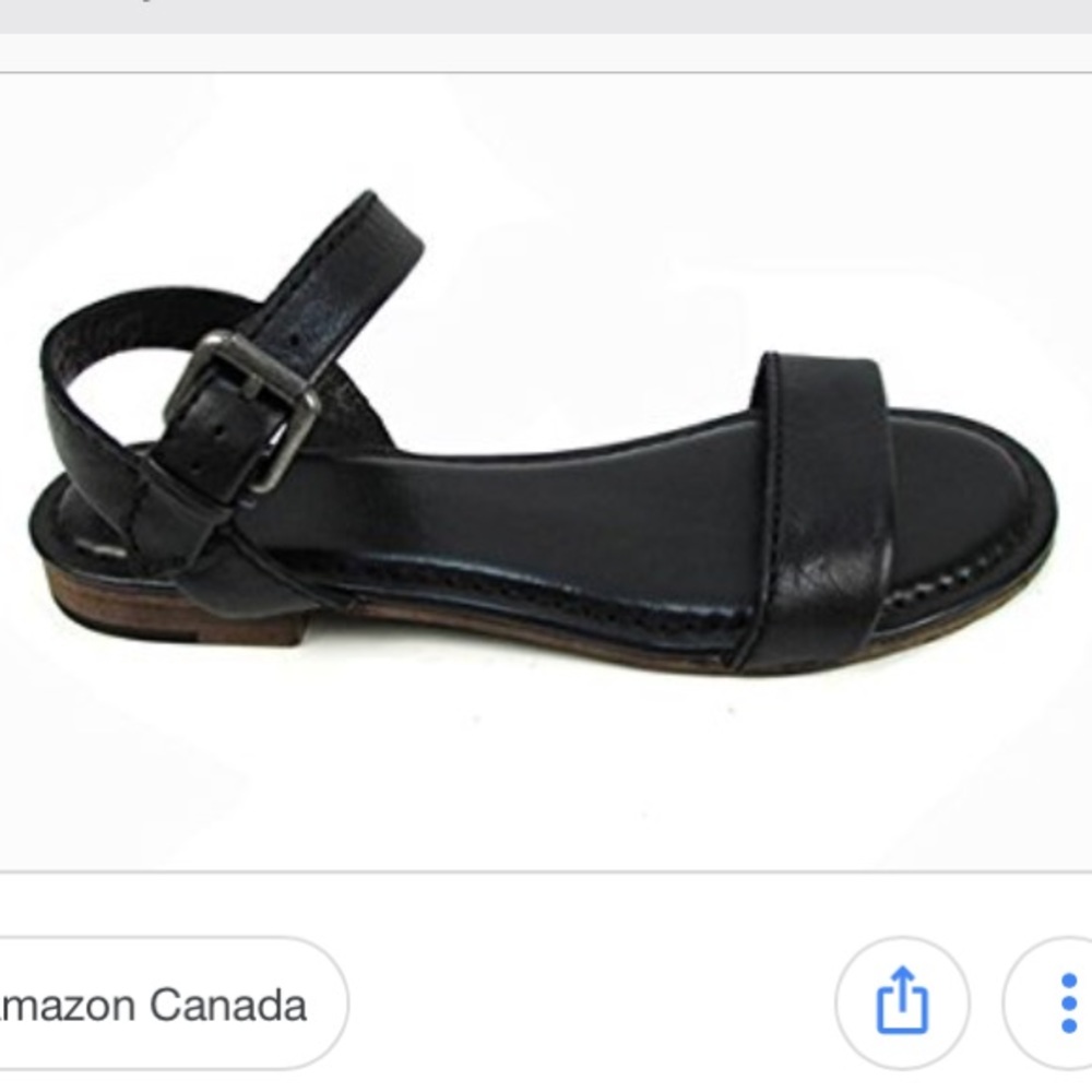 Frye Phillip 2 piece sandal-black size 7